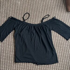 Kismet Black Off-Shoulder Blouse